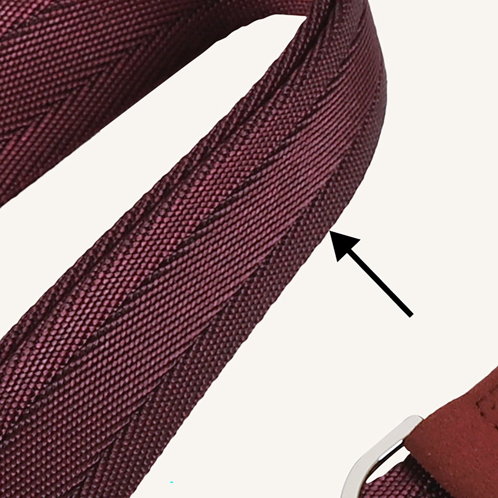 Burgundy Adjustable Short Dog Leash – Durable Nylon, Auto-Locking Clip, Soft Handle - Image 10