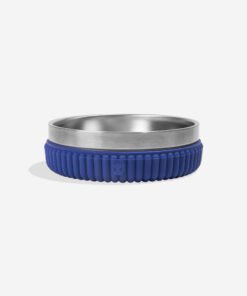 Stripes Blue Tuff Bowl 550ml – Durable Non‑Slip Pet Food & Water Bowl